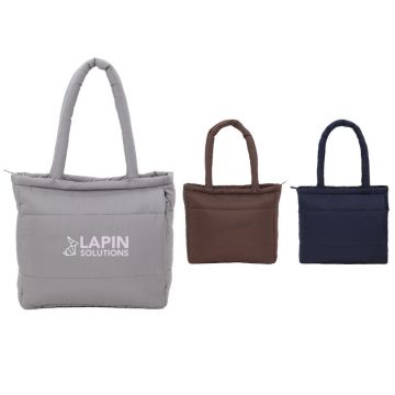 Puffer Recycled Laptop Tote